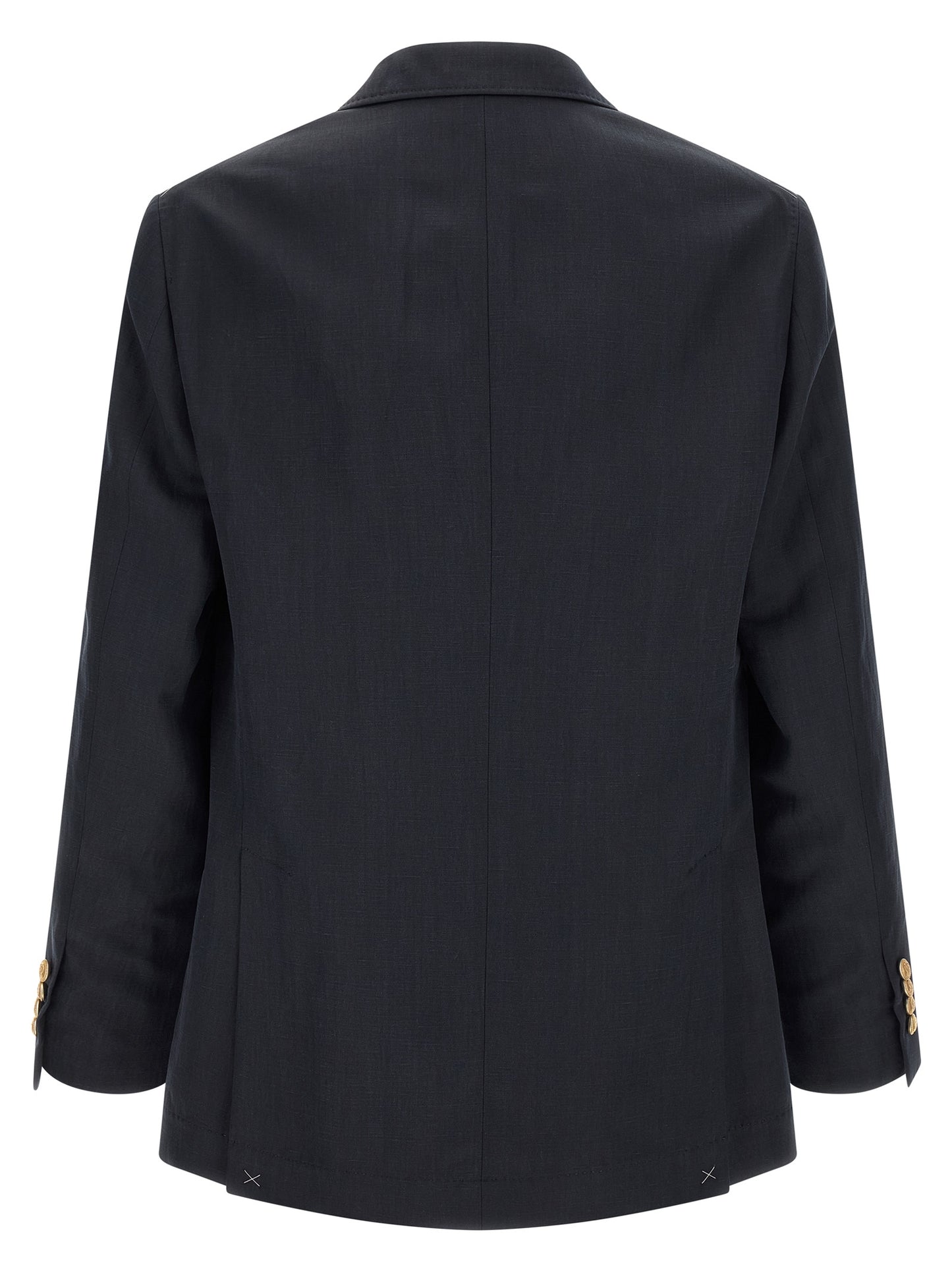 Blue Silk Blazer