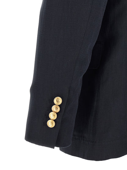 Blue Silk Blazer