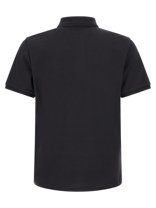 Blue Cotton Polo Shirt
