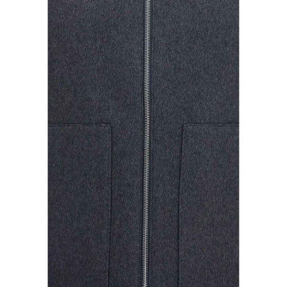 Gray Wool Oves Aries Sleeveless Jacket