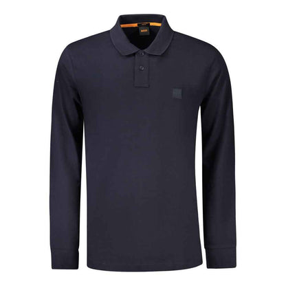Blue Cotton Men's Polo