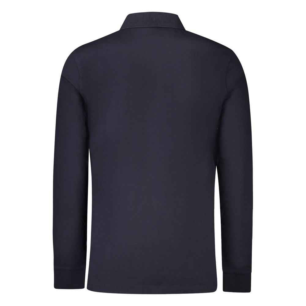 Blue Cotton Men's Polo