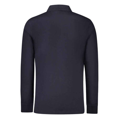 Blue Cotton Men's Polo