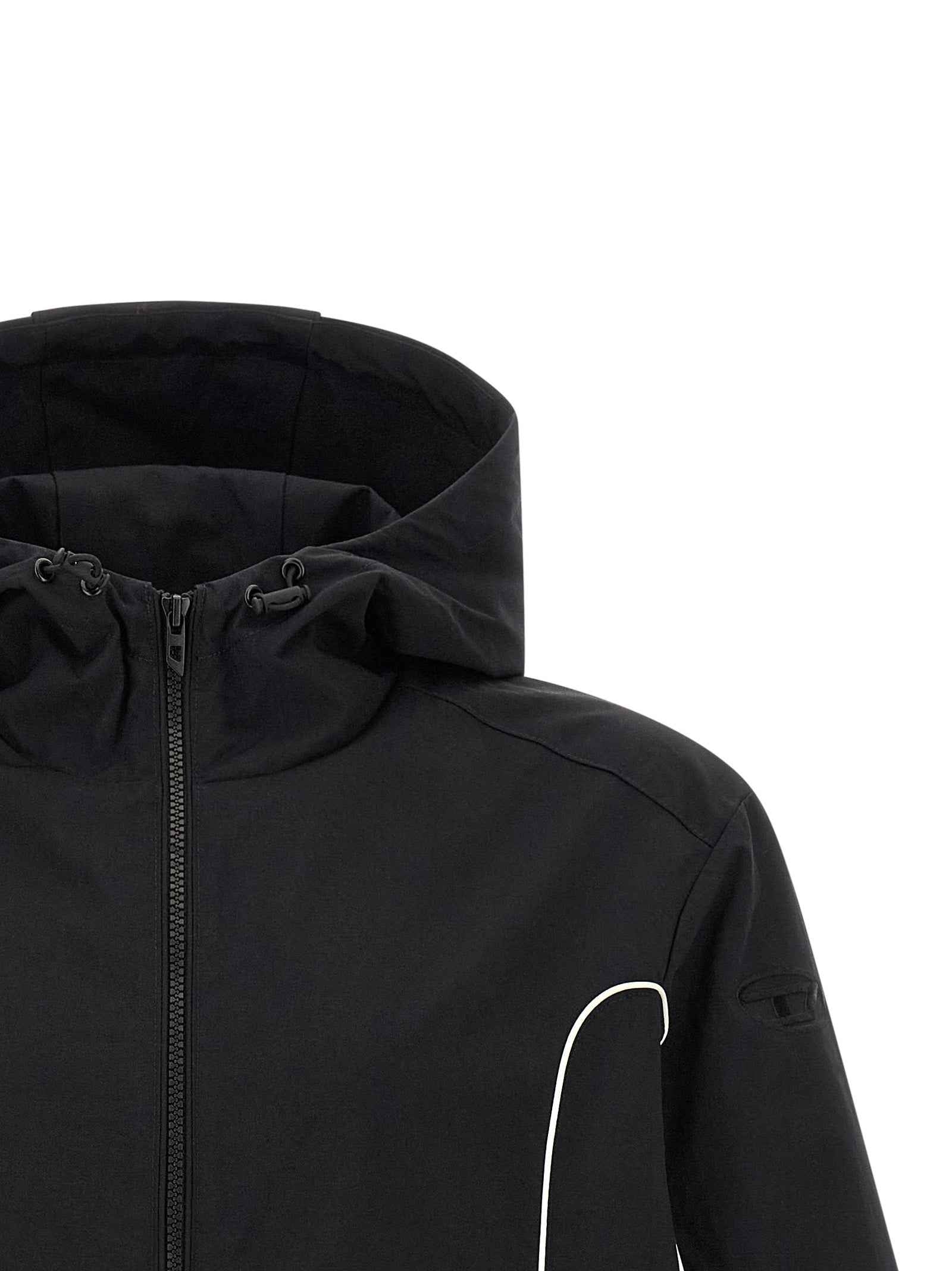 Black Polyamide Shell Jacket