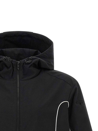 Black Polyamide Shell Jacket