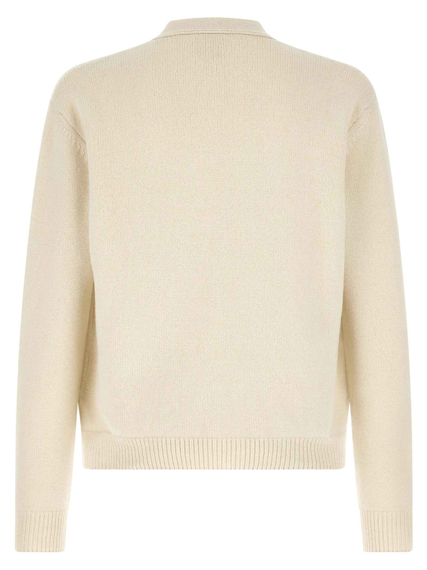 White Wool Cardigan