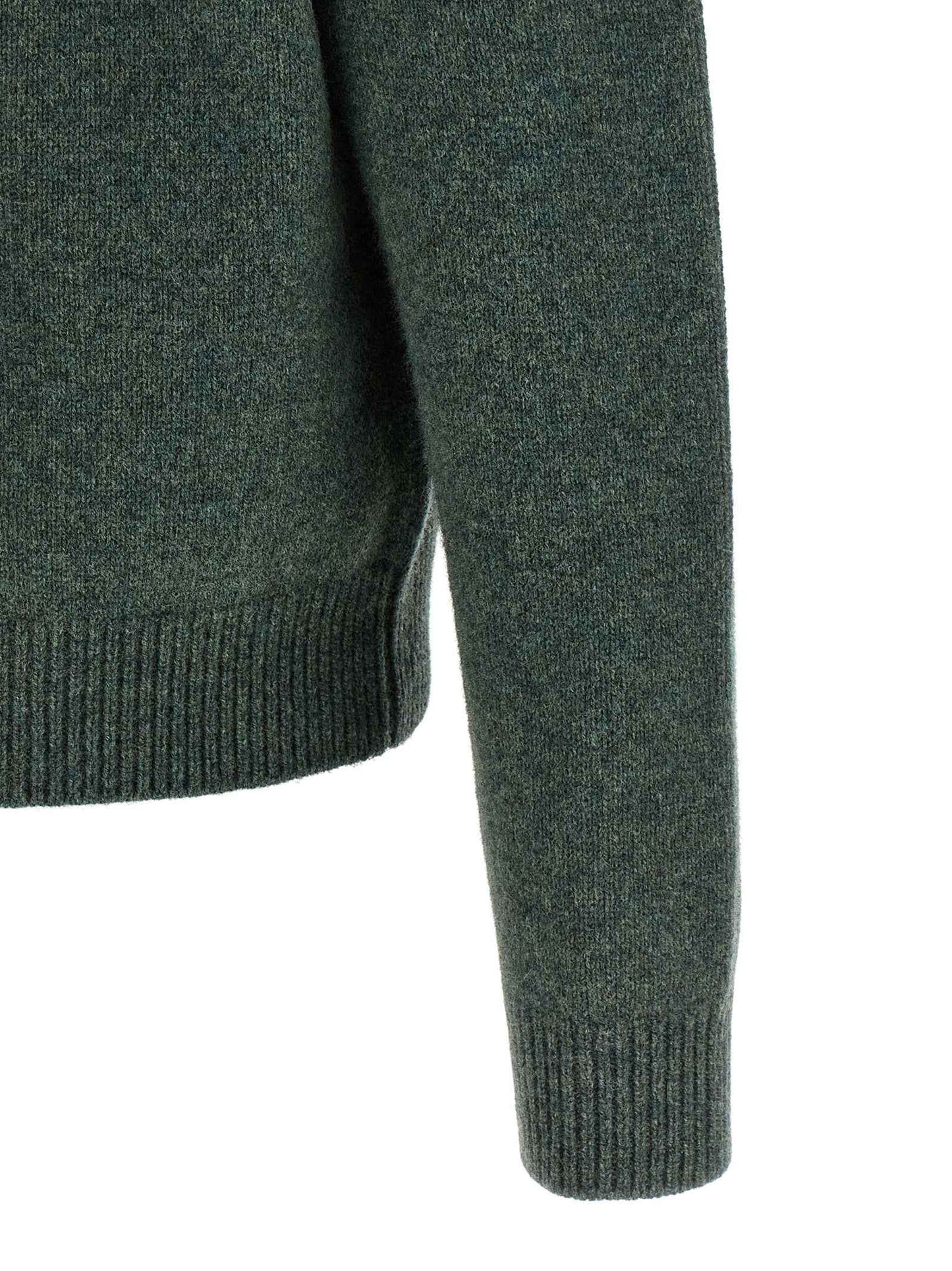 Bicolor Wool Cardigan