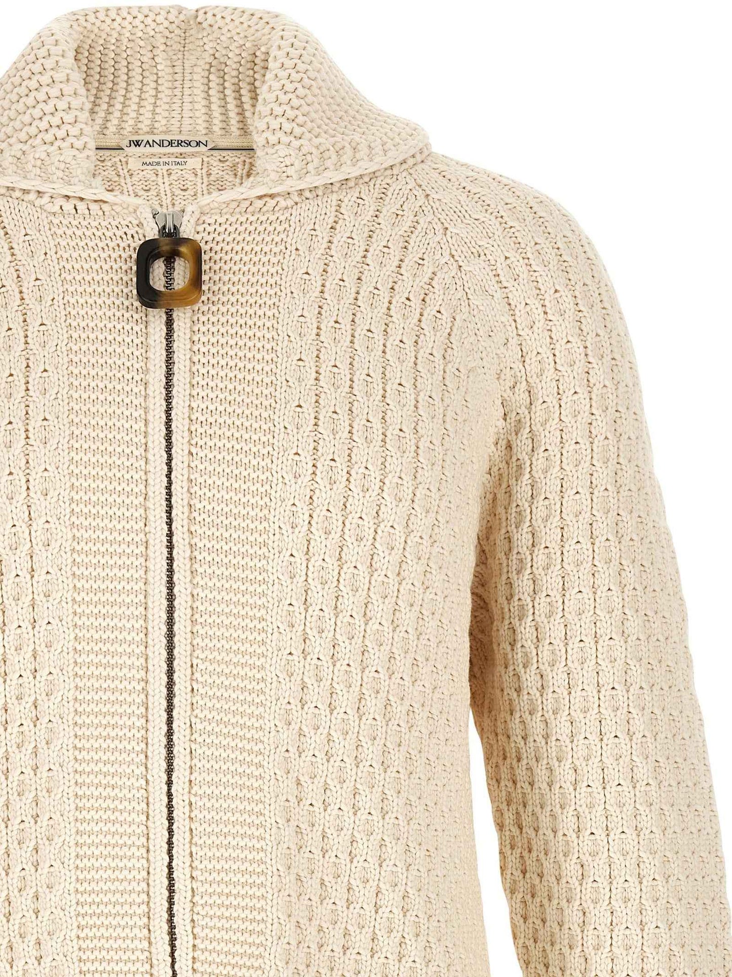 White Cotton Cardigan