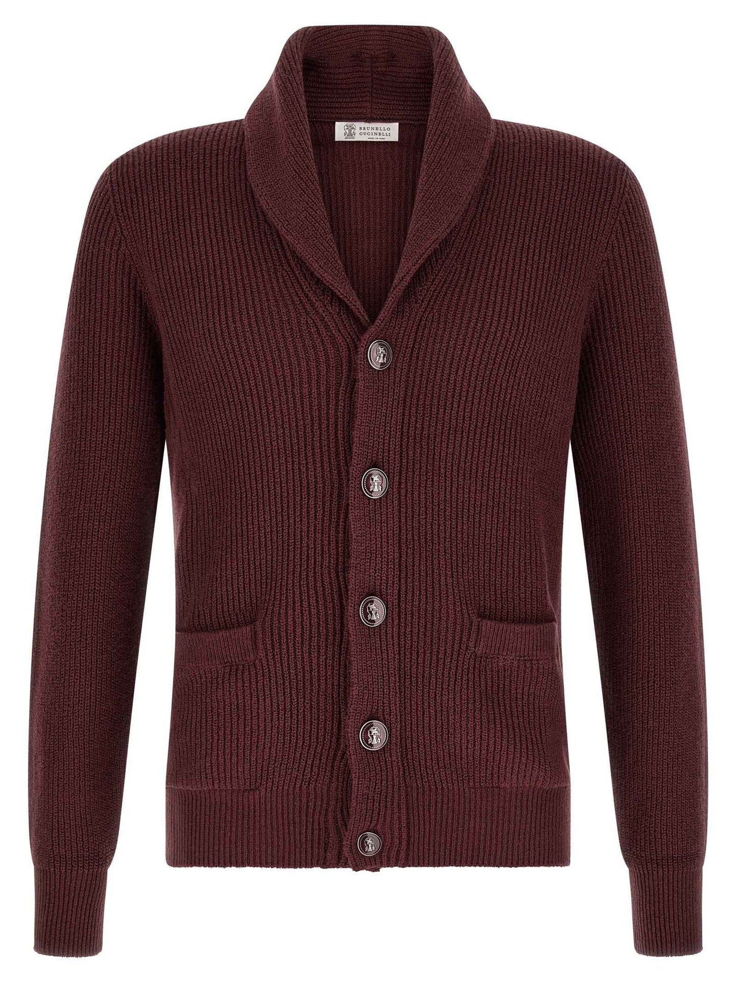 Bordeaux Cotton Cardigan