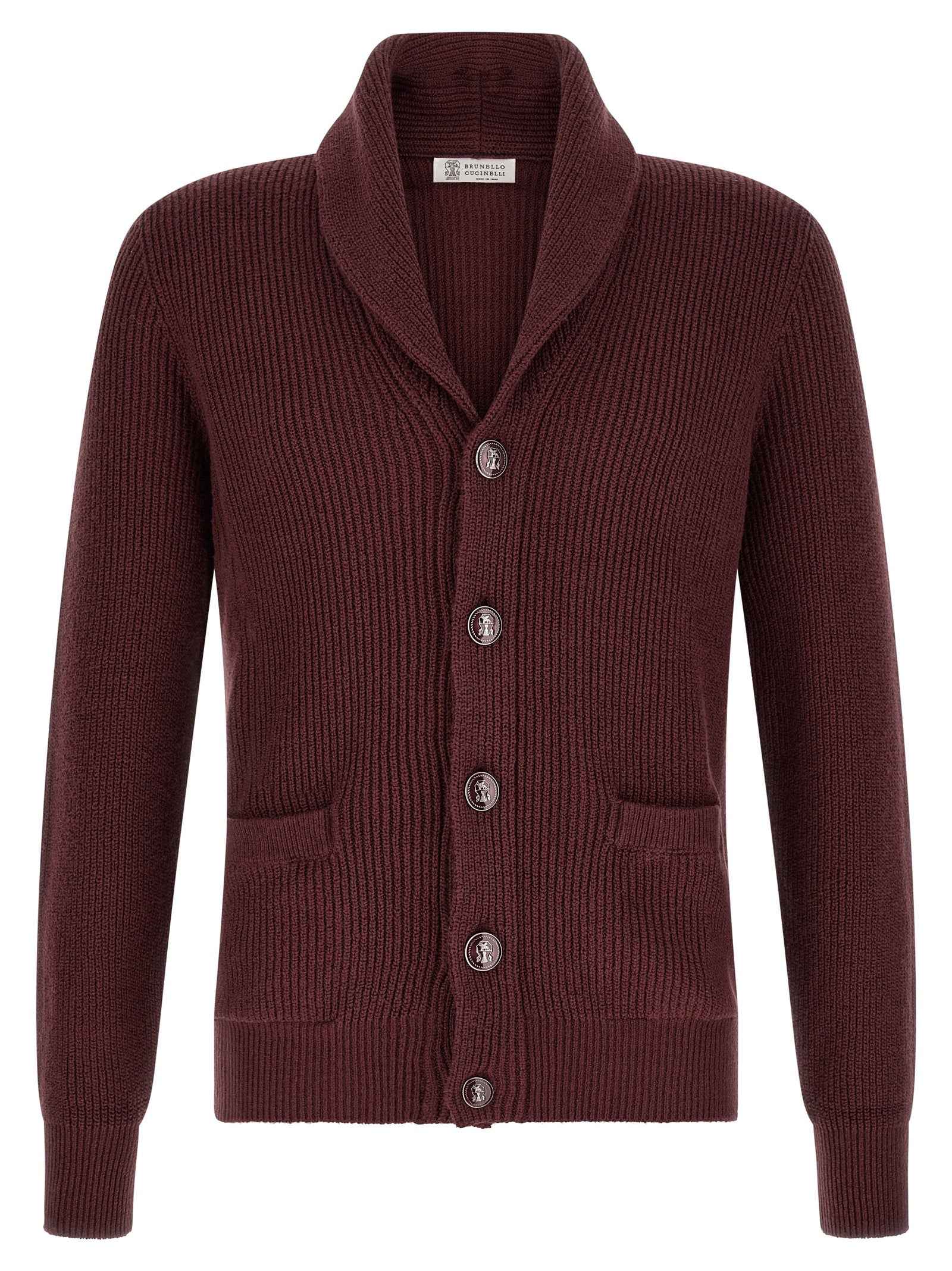 Bordeaux Cotton Cardigan