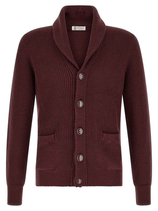 Bordeaux Cotton Cardigan