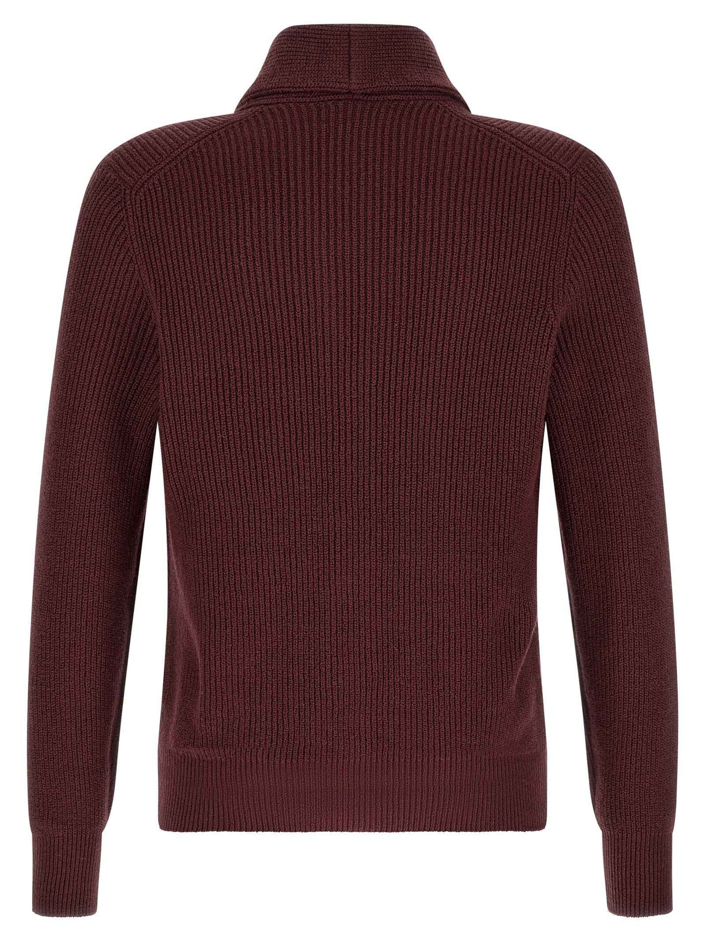 Bordeaux Cotton Cardigan