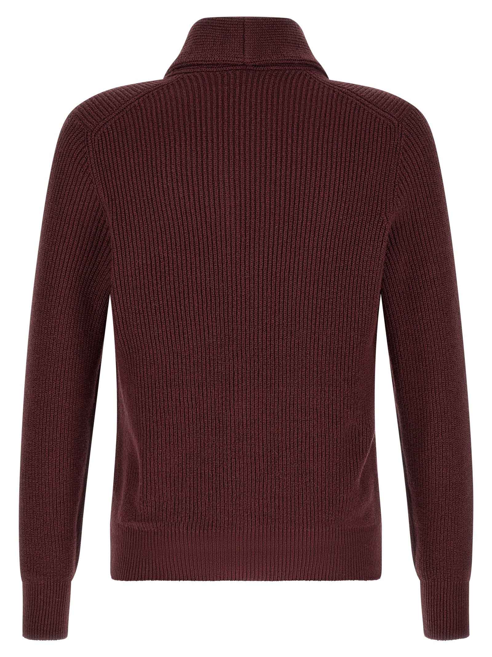 Bordeaux Cotton Cardigan