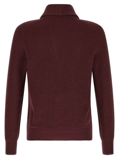 Bordeaux Cotton Cardigan
