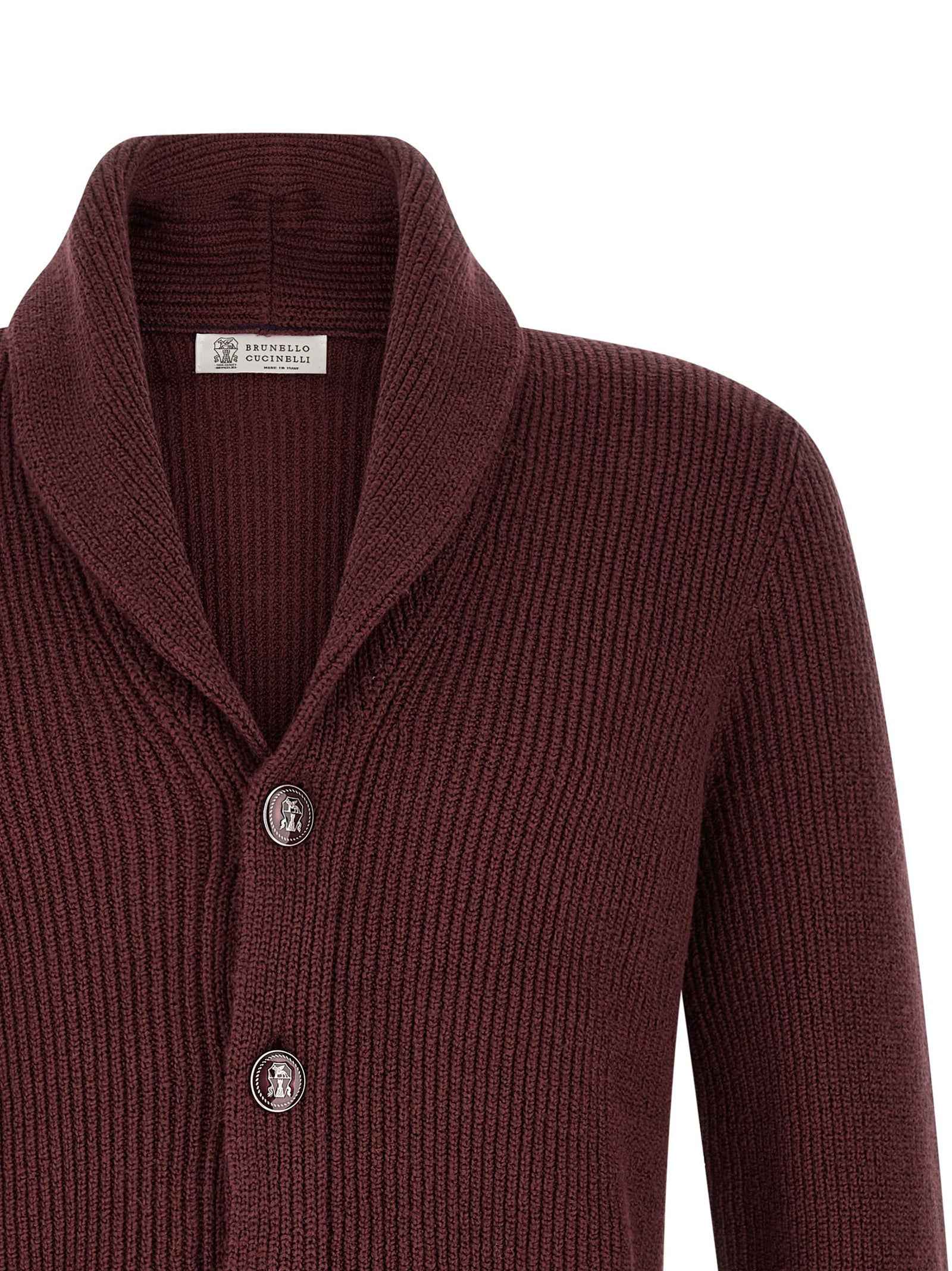 Bordeaux Cotton Cardigan