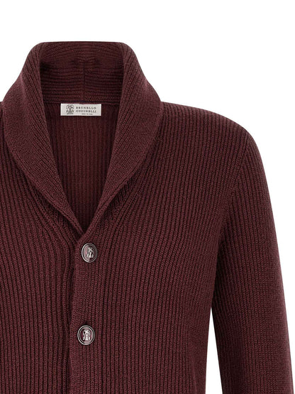 Bordeaux Cotton Cardigan
