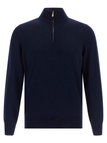 Blue Cashmere Cardigan