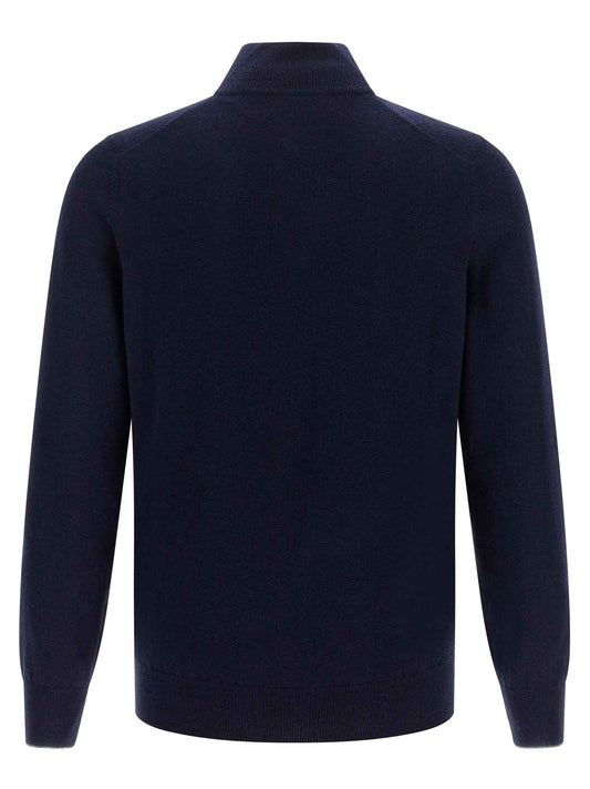 Blue Cashmere Cardigan