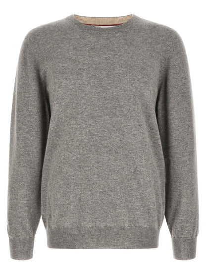 Gray Cashmere Cardigan