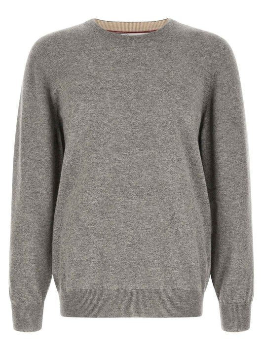 Gray Cashmere Cardigan