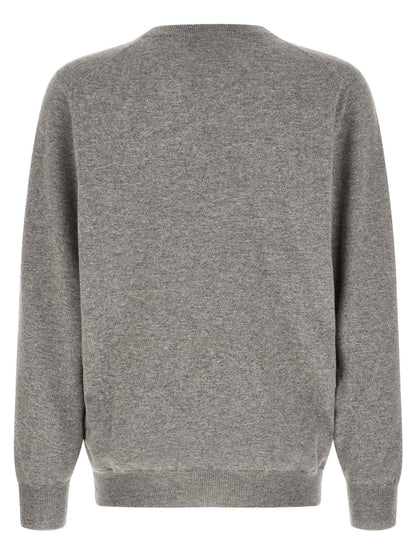 Gray Cashmere Cardigan