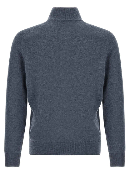 Blue Cashmere Cardigan