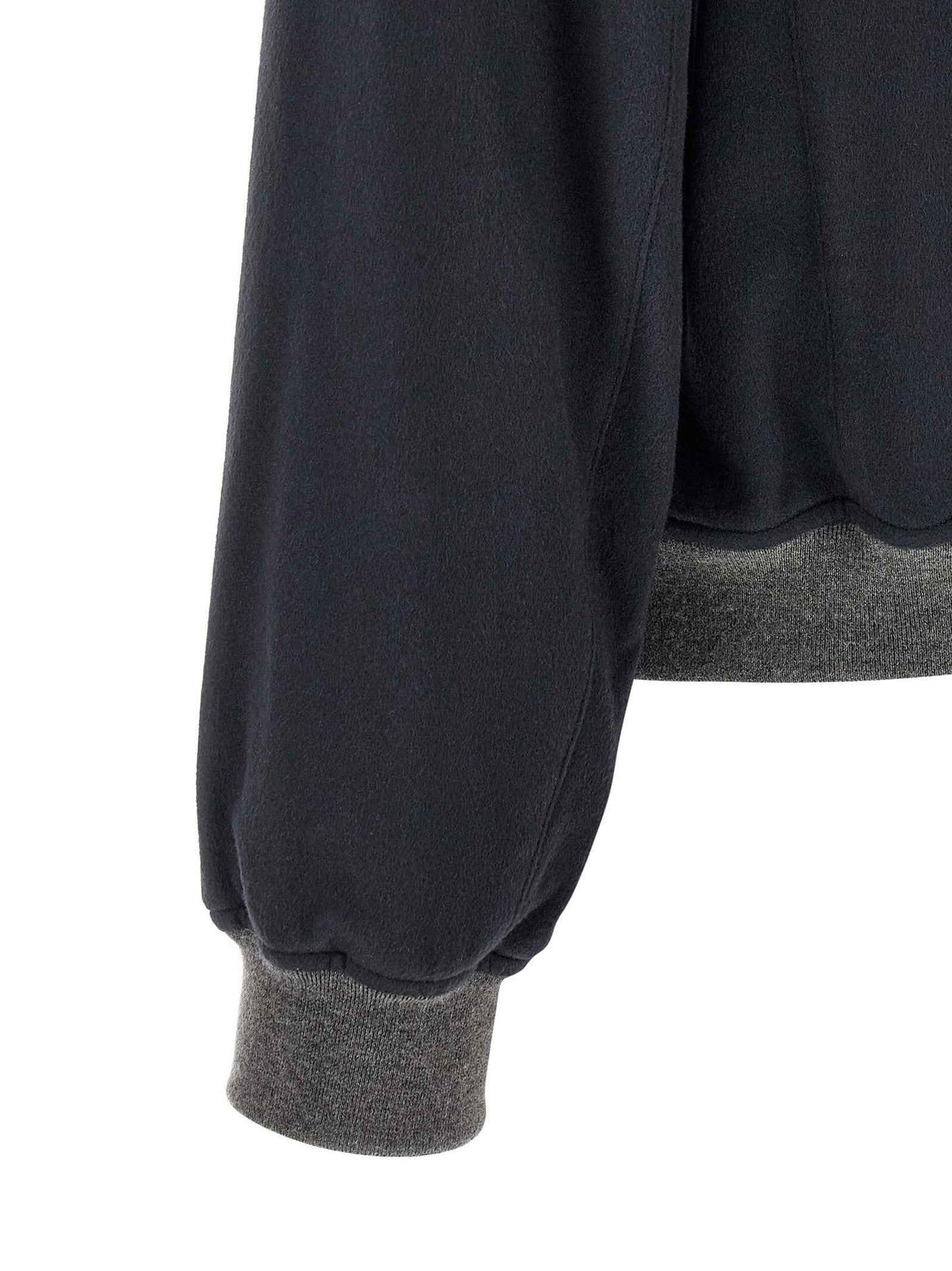 Blue Cashmere Bomber