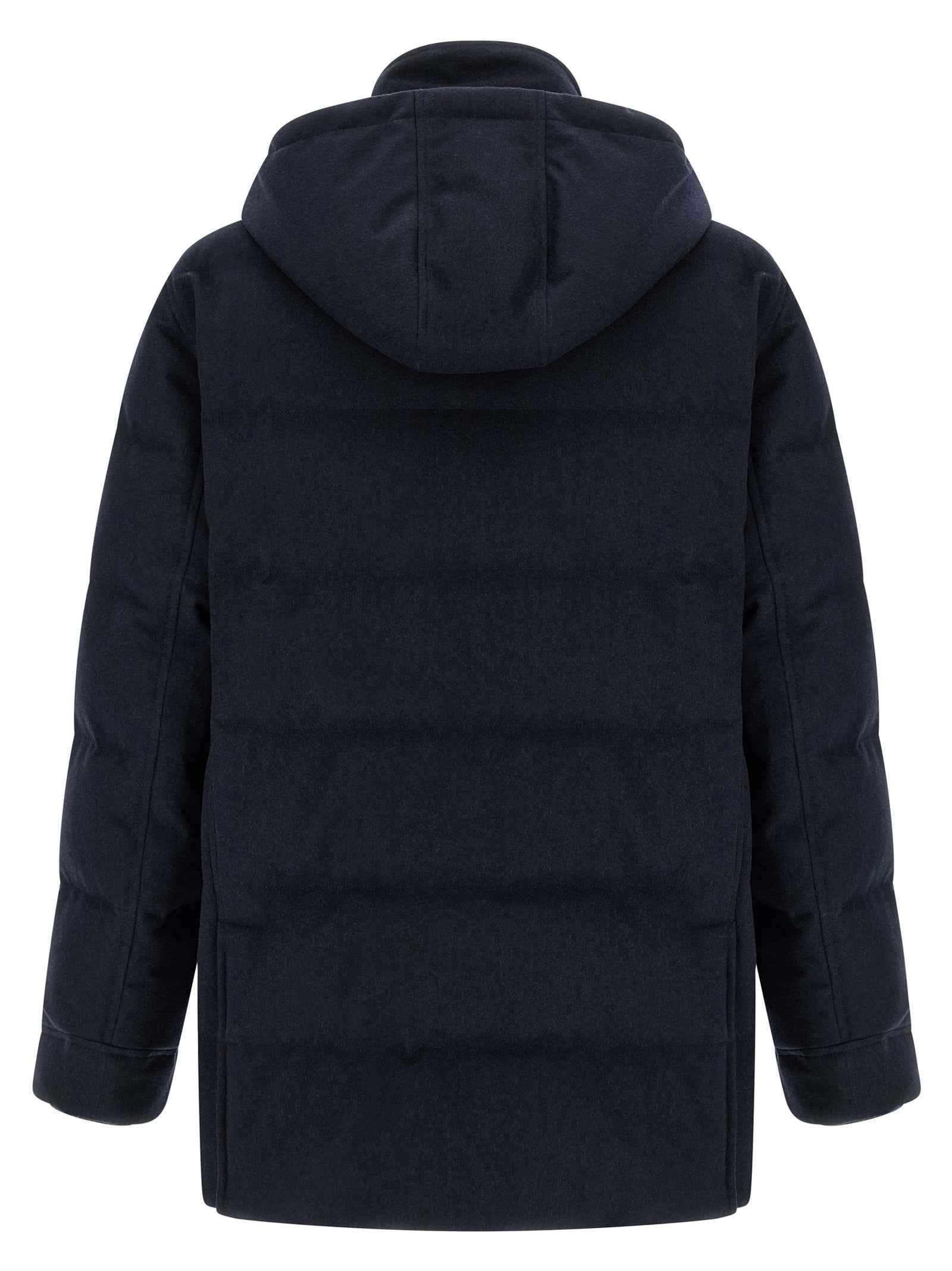 Blue Wool Parka