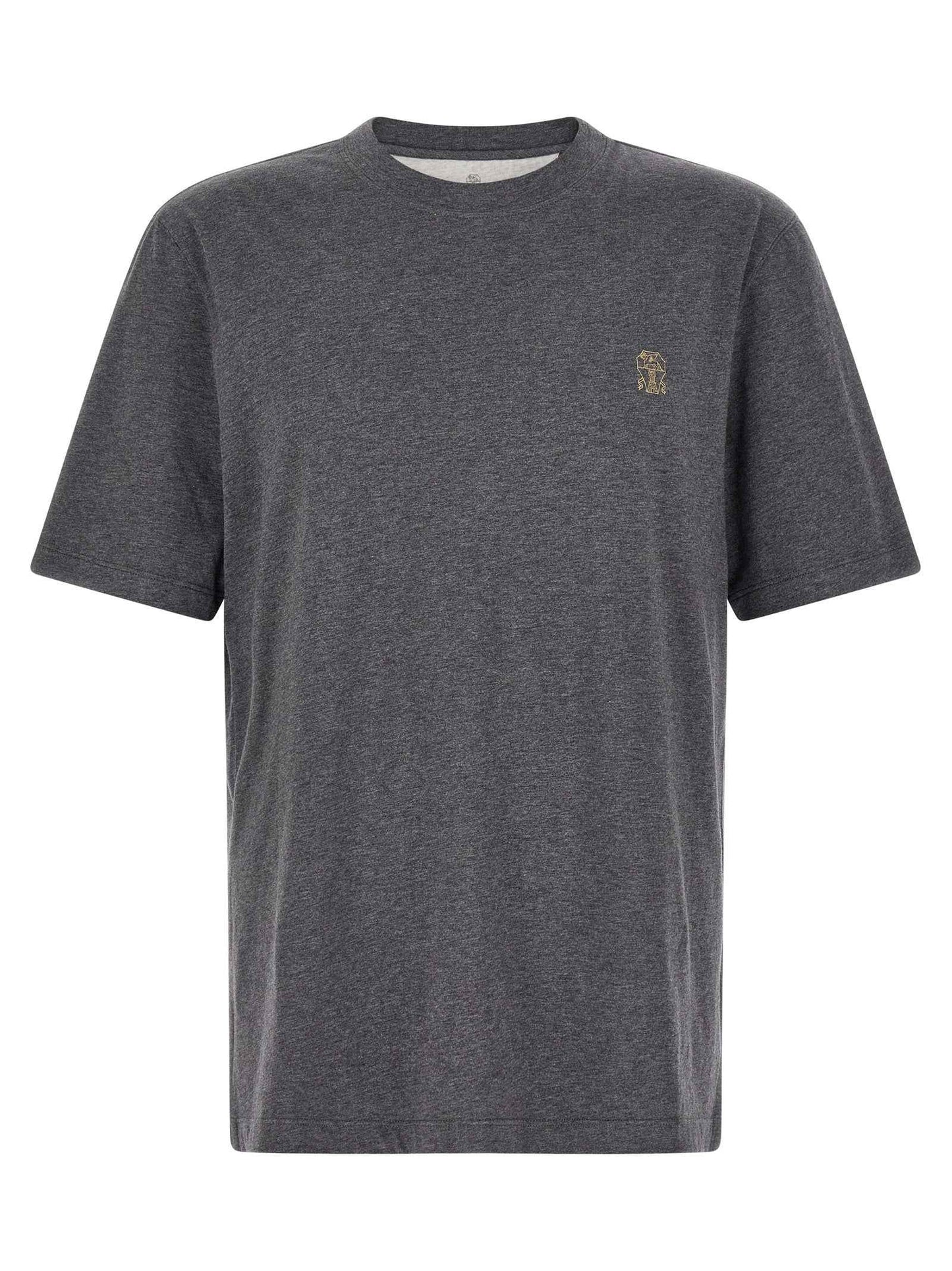 Gray Cotton T-Shirt