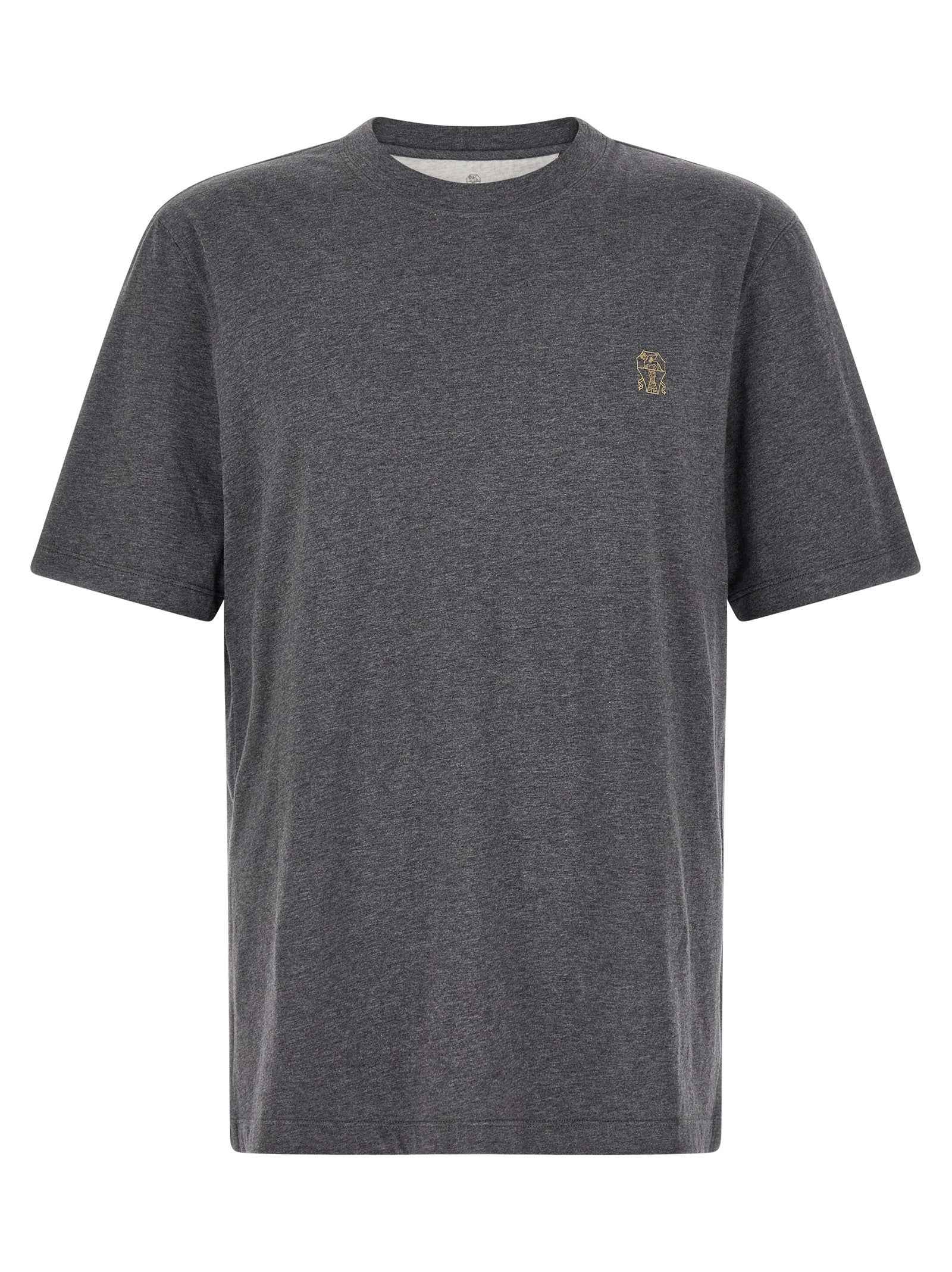 Gray Cotton T-Shirt