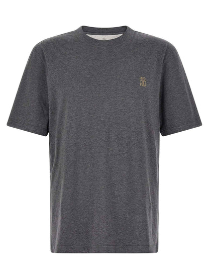 Gray Cotton T-Shirt