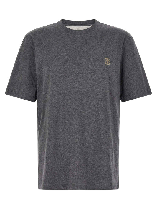 Gray Cotton T-Shirt