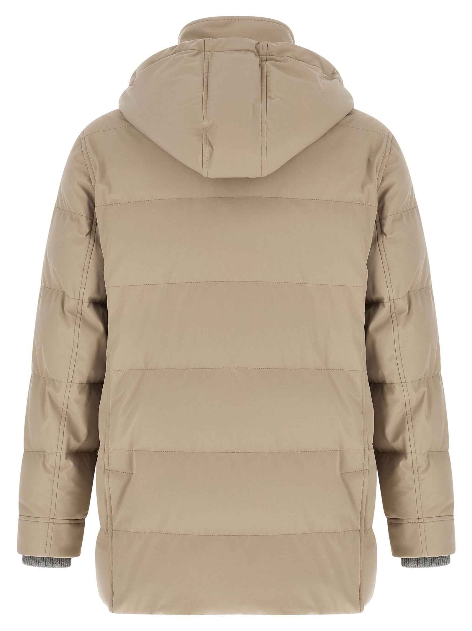 Beige Polyamide Parka