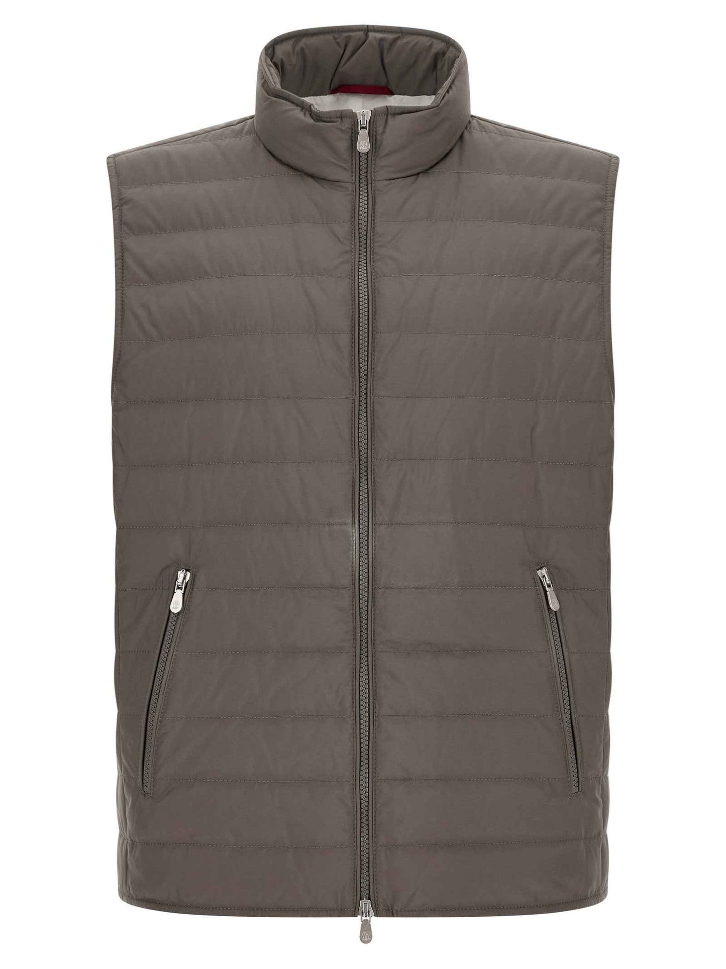 Bicolor Polyester Sleeveless Jacket