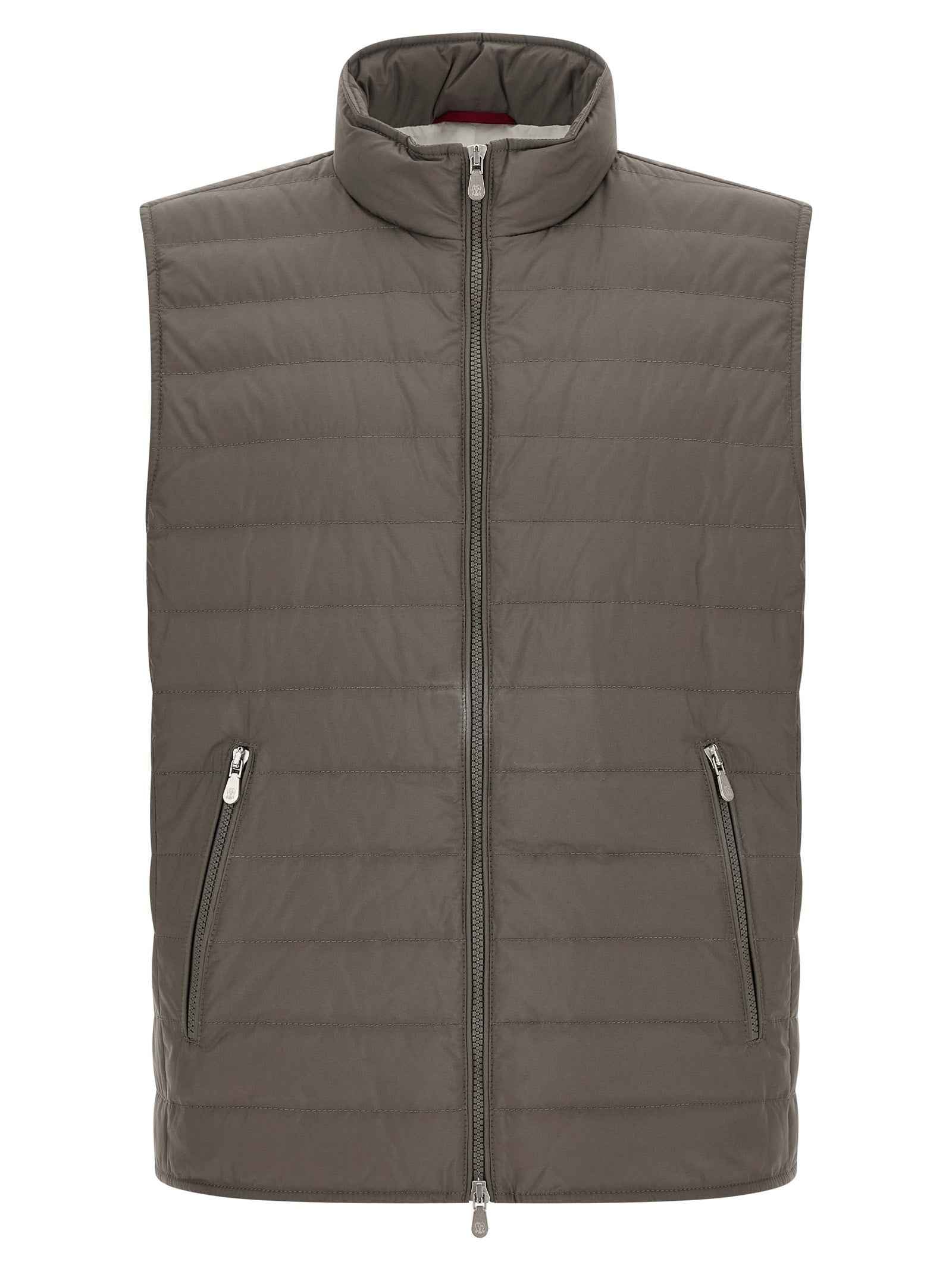 Bicolor Polyester Sleeveless Jacket