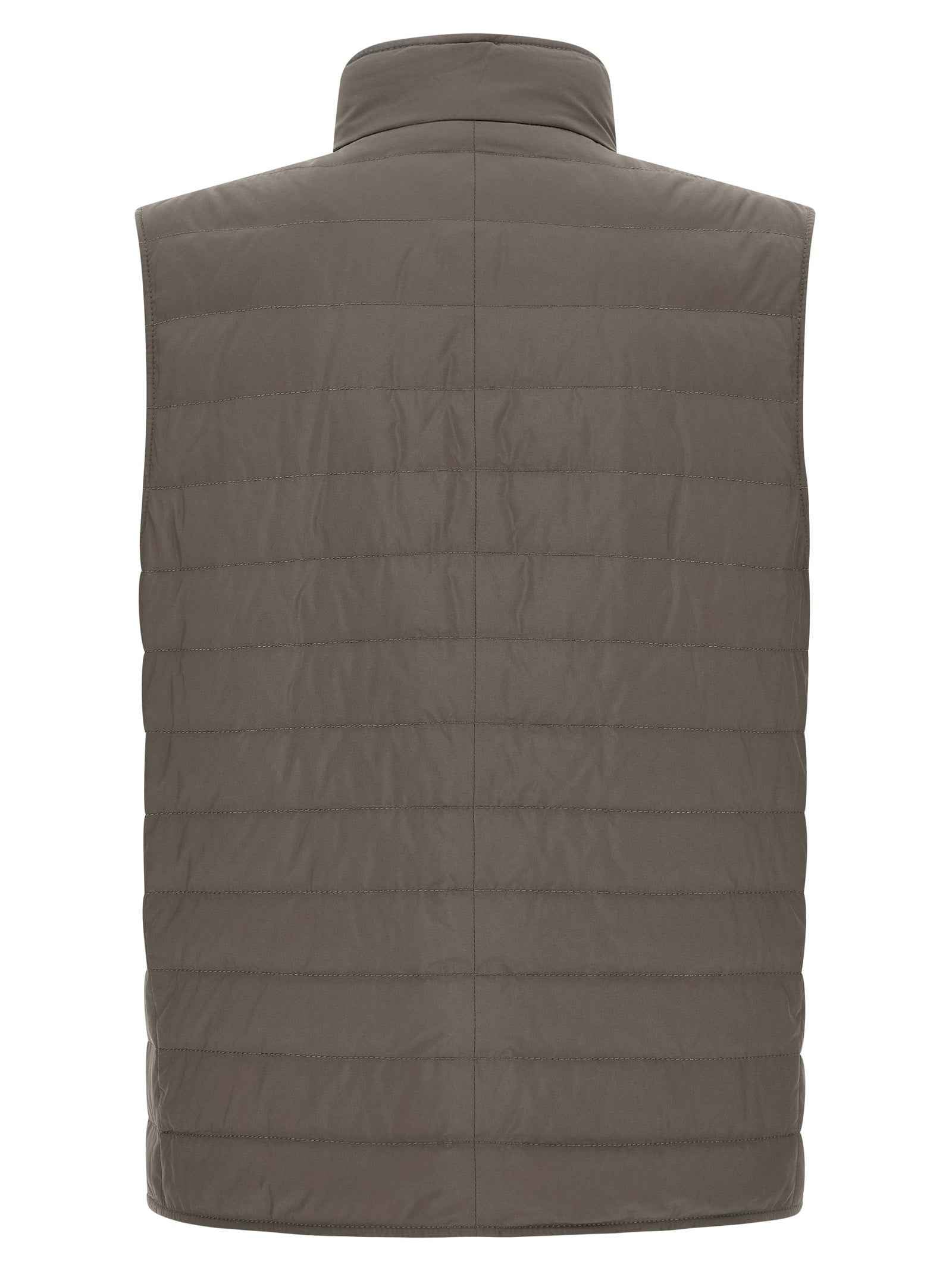 Bicolor Polyester Sleeveless Jacket