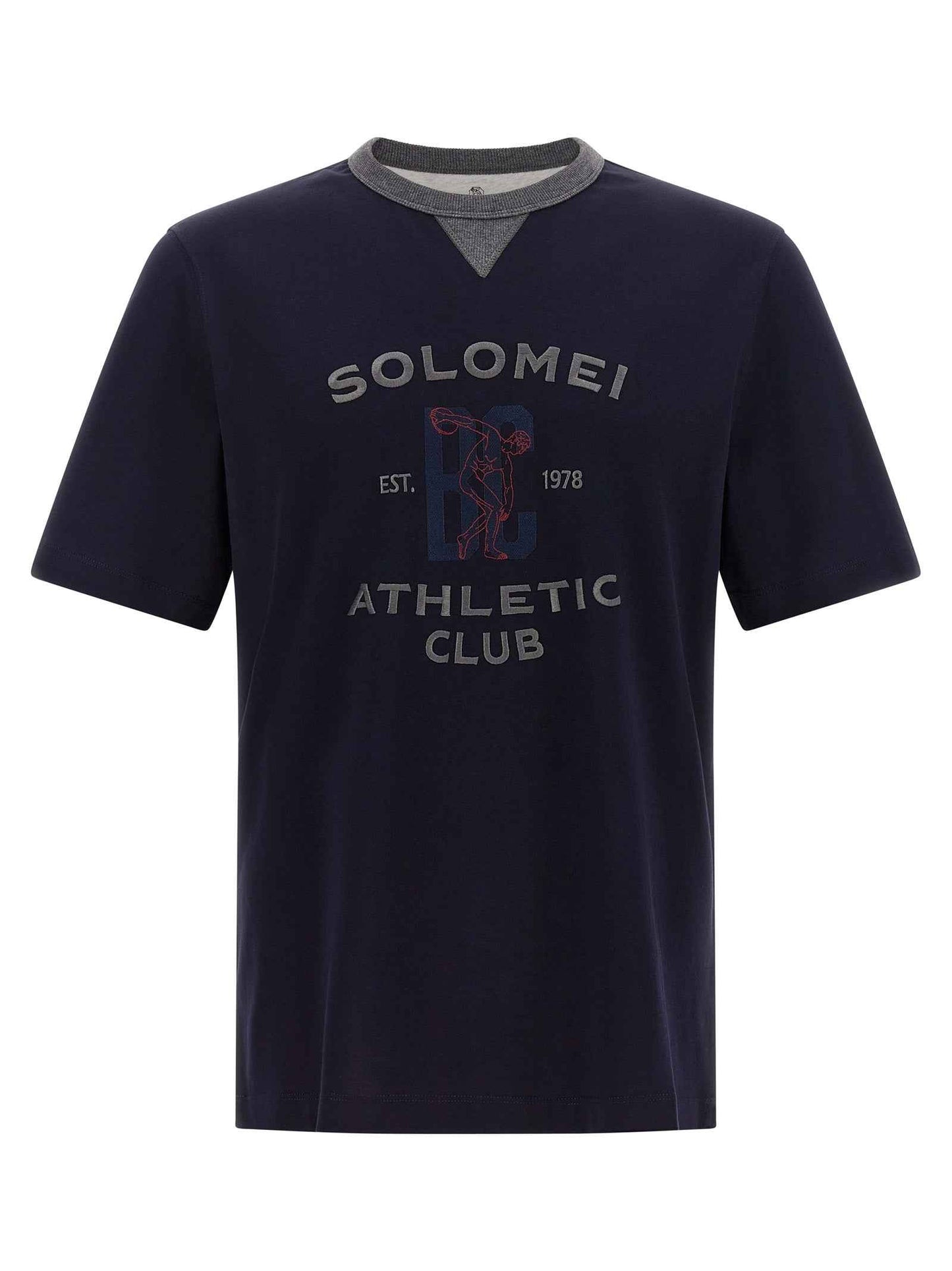 Blue Cotton T-Shirt