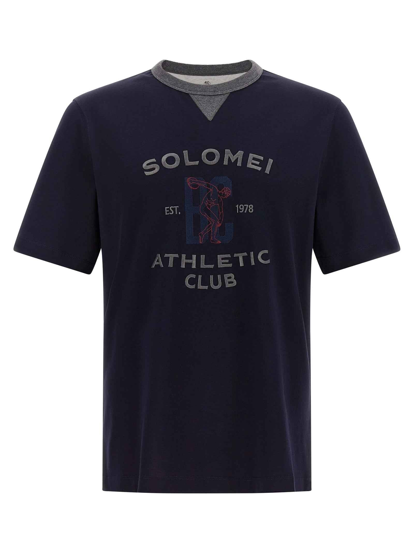 Blue Cotton T-Shirt