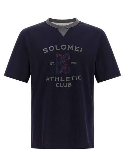 Blue Cotton T-Shirt