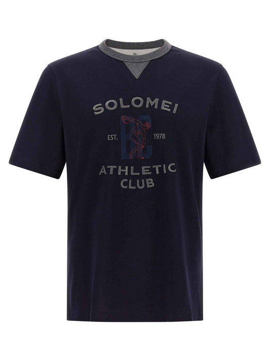 Blue Cotton T-Shirt