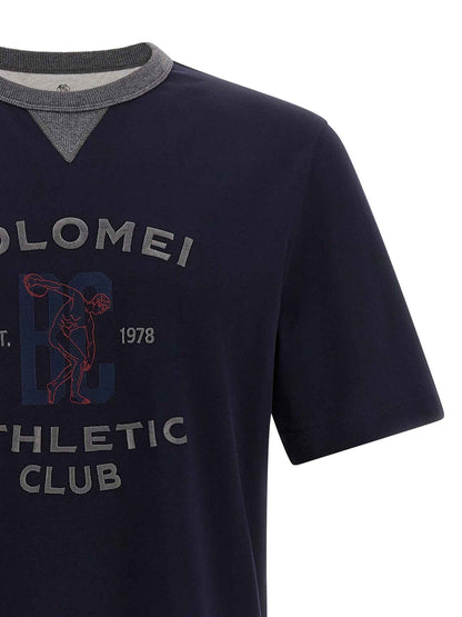 Blue Cotton T-Shirt