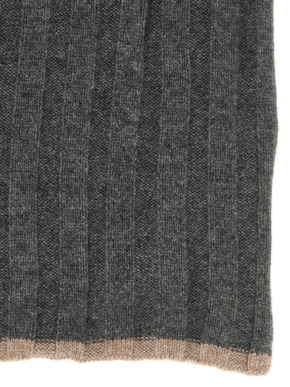 Gray Cashmere Scarf