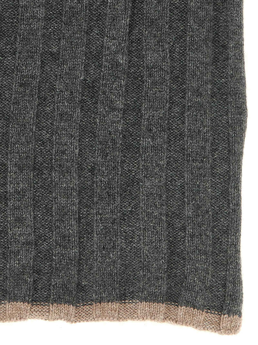 Gray Cashmere Scarf