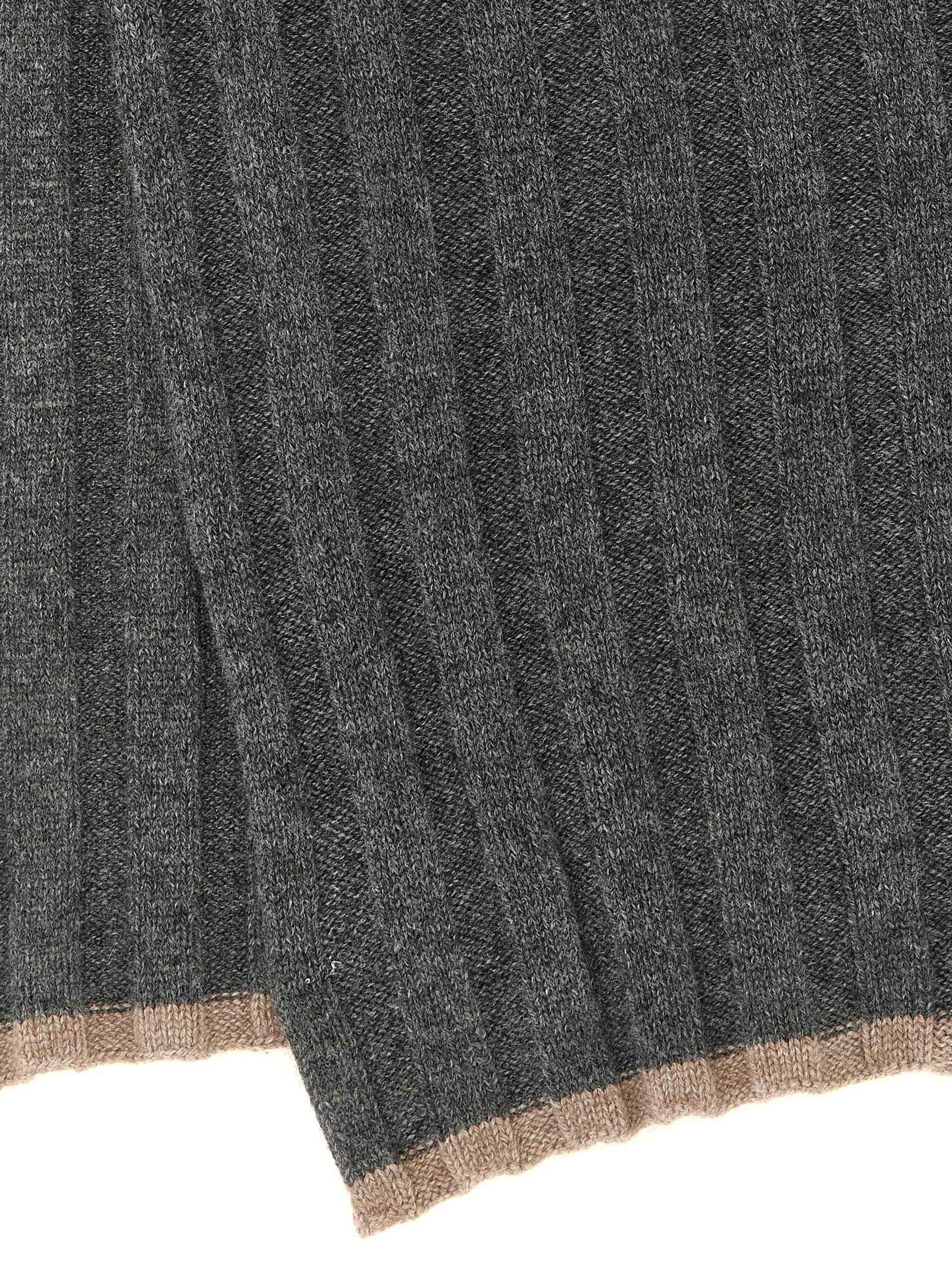 Gray Cashmere Scarf