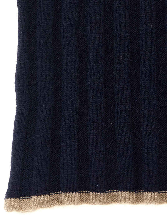 Blue Cashmere Scarf