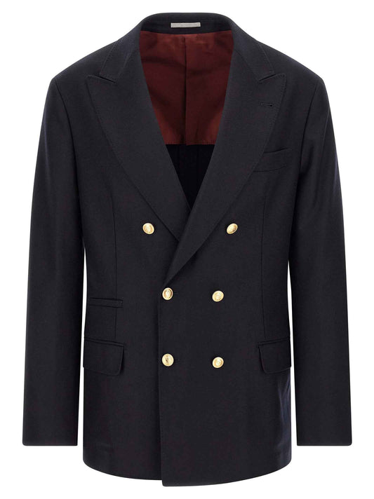 Blue Virgin Wool Blazer