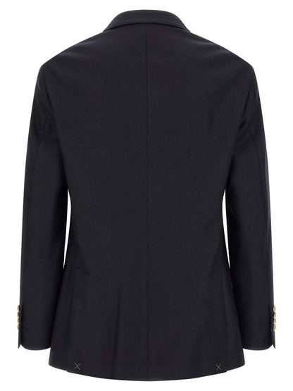 Blue Virgin Wool Blazer