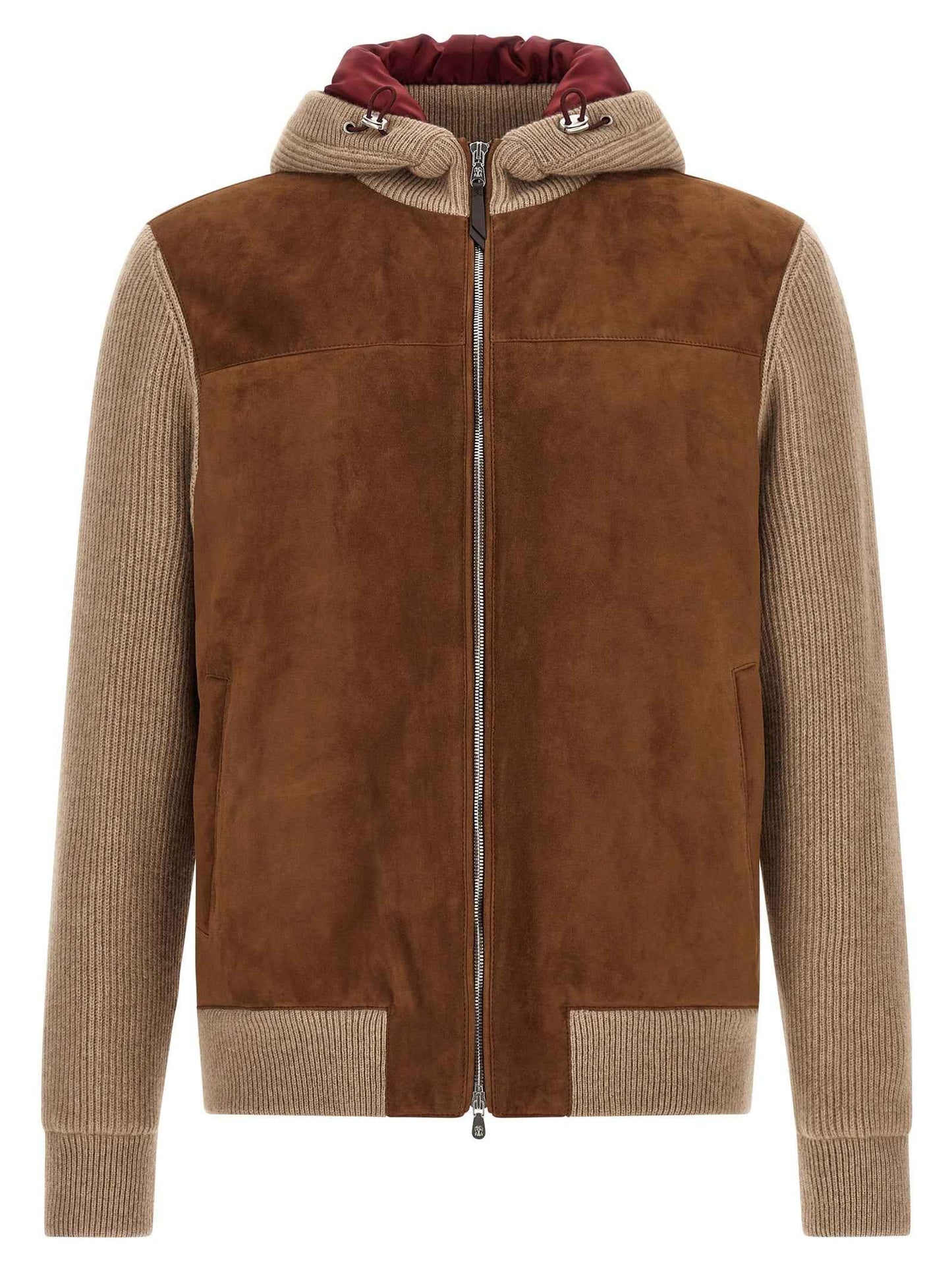 Brown Lamb Leather Bomber