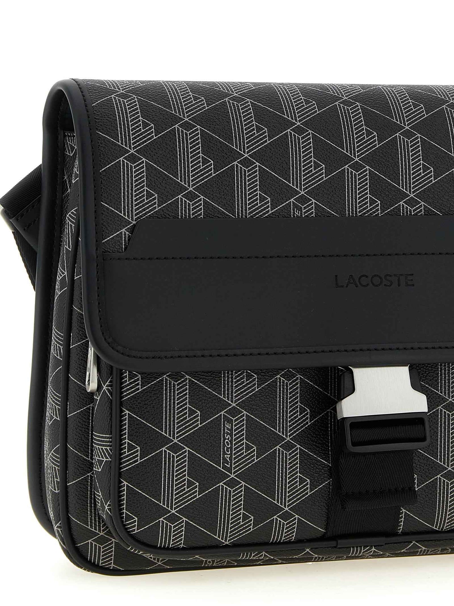 Black Pvc Crossbody Bag
