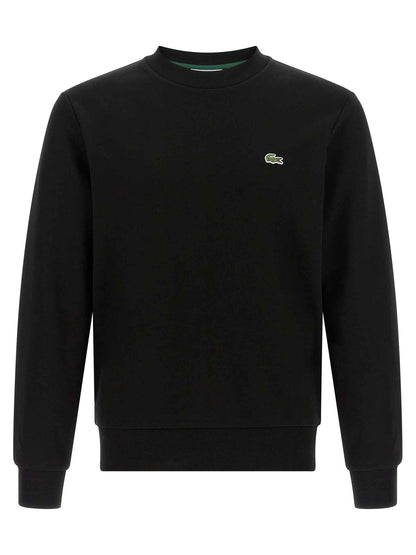 Black Cotton Sweatshirt